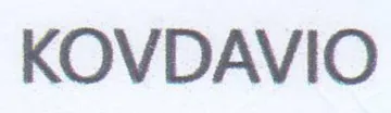 KOVDAVIO trademark logo