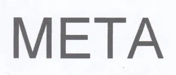 META trademark logo