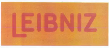 LEIBNIZ. trademark logo