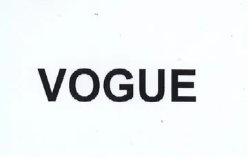 VOGUE trademark logo