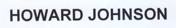 HOWARD JOHNSON trademark logo