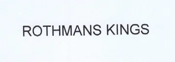ROTHMANS KINGS trademark logo