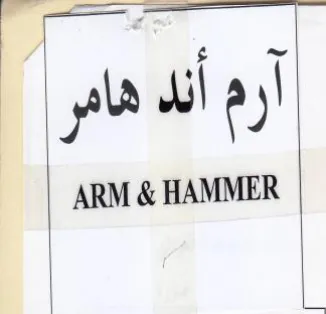 ARM & HAMMER trademark logo