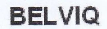 BELVIQ trademark logo