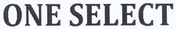 ONE SELECT trademark logo