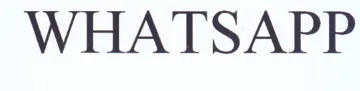 WHATSAPP trademark logo