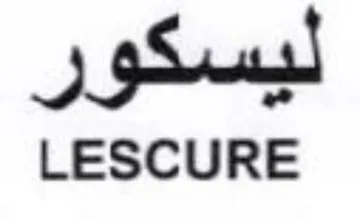 LESCURE ليسكور trademark logo