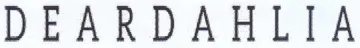 DEARDAHLIA trademark logo