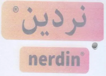 nerdin نردين trademark logo
