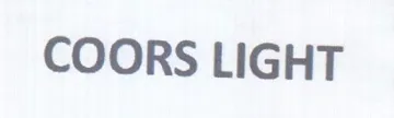 COORS LIGHT trademark logo
