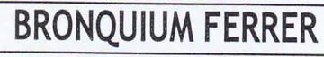 BRONQUIUM FERRER trademark logo