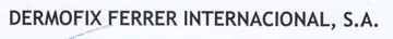 DERMOFIX FERRER INTERNACIONAL trademark logo