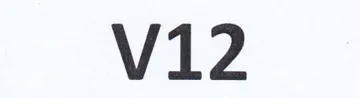 V12 trademark logo