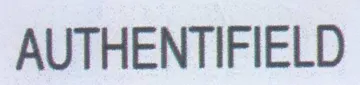 AUTHENTIFIELD trademark logo