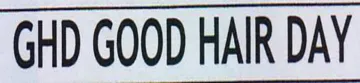 GHD GOOD HAIR DAY trademark logo
