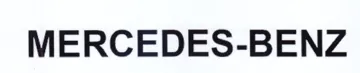 MERCEDES-BENZ trademark logo