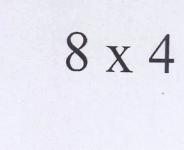 8x4 trademark logo
