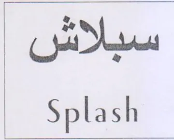 a Splash trademark logo
