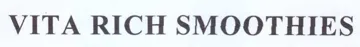 VITA RICH SMOOTHIES trademark logo