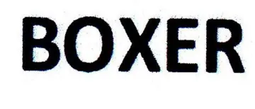 BOXER trademark logo