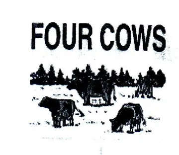 FOUR COWS trademark logo