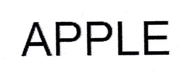APPLE trademark logo