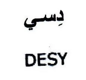 DESY دسي trademark logo