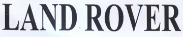 LAND ROVER trademark logo