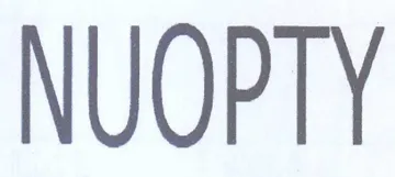 NUOPTY trademark logo