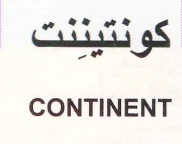 eS CONTINENT trademark logo
