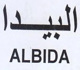 ALBIDA البيسدا trademark logo