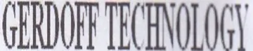 GERDORE TECHNOLOGY trademark logo