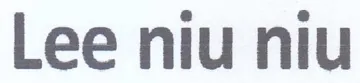 Lee niu niu trademark logo