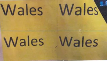 Wales Wale Wales Wales. trademark logo