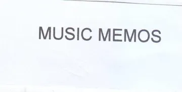 MUSIC MEMOS trademark logo