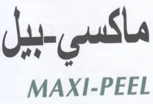 MAXI-PEEL ماكسي بيل trademark logo
