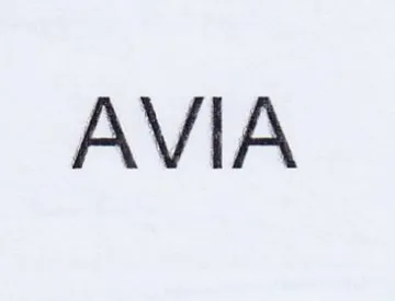 AVIA trademark logo