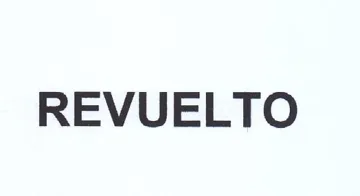 REVUELTO trademark logo