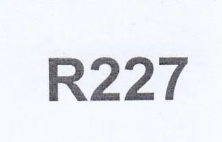 R227 trademark logo