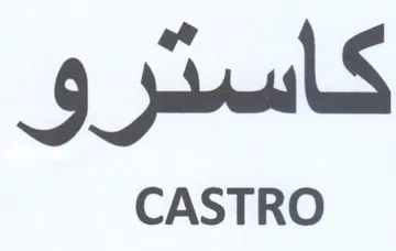 كاسترو trademark logo