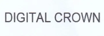 DIGITAL CROWN trademark logo