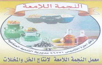 oe es am . peti النجمة اللامعة لانتاج الخل وام خللات trademark logo