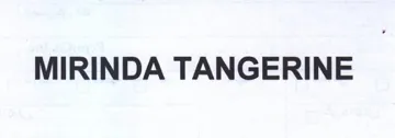MIRINDA TANGERINE trademark logo