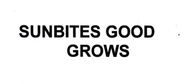 SUNBITES GOOD. GROWS trademark logo