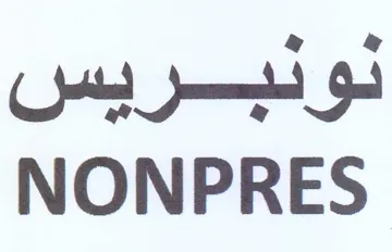 NONPRES نونبريس trademark logo