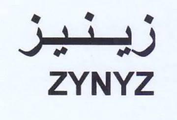 a ZYNYZ trademark logo