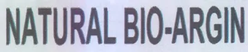 NATURAL BI0-ARGIN trademark logo