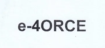 e-4ORCE trademark logo