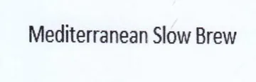 Mediterranean Slow Brew trademark logo
