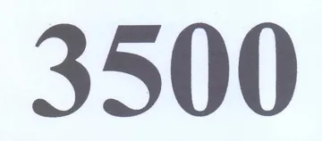 3500 trademark logo